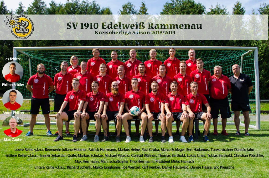 ERSTE | Freilos Im Pokal + Mannschaftsfoto - SV 1910 Edelweiß Rammenau